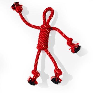 Imagem de Brinquedo Mordedor De Cachorro Médio Grande Porte Corda Super Resisten