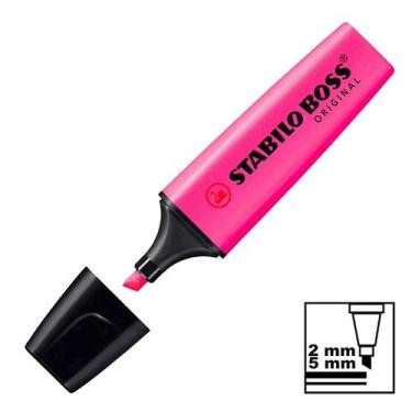 Imagem de Marca Texto Rosa Neon 70-56 Stabilo Boss Original