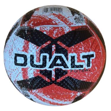 Imagem de Bola de Futsal Dualt World Techfusion Oficial Indoor Construção Techfusion Vermelho e Preto