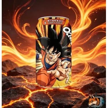 Imagem de Refrigerante Dragon Ball Goku - 330ml Sabor Maça Ocean Bomb