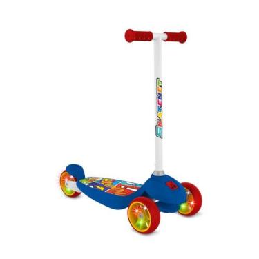 Imagem de Skatenet LED Iniciante com Base Larga e Rodas Iluminadas Cor:Azul - Ba
