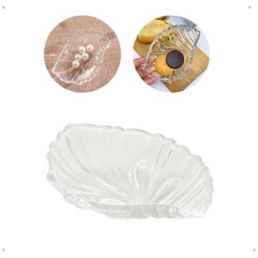 Imagem de Petisqueira de cristal Concha Shell 16,5x12x3cm - LYOR