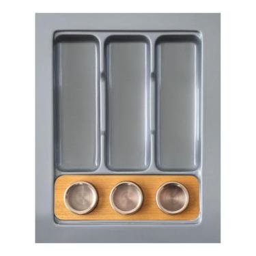 Imagem de Organizador de Gavetas talher durável 37x46 6 divisor OG-06 - Moldplas