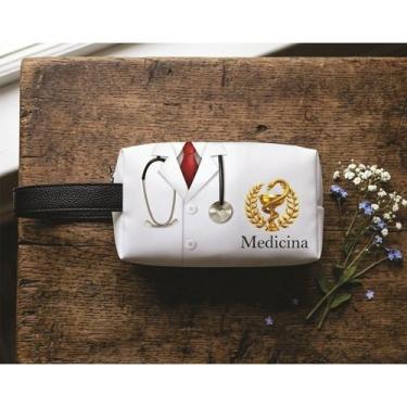 Imagem de Bolsa Necessarie Box Medicina Porta Acessórios Hospital Estudante Medi