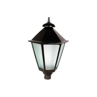 Imagem de Luminária Colonial para Poste Italiana Grande em Alumínio