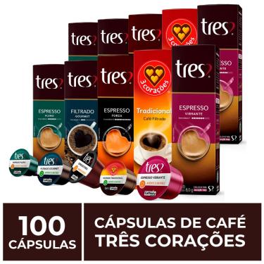 Imagem de 100 Cápsulas Três Corações, Café