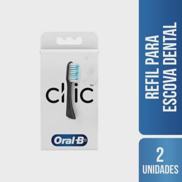 Imagem de Refil escova dental oral-b clic com 2 unidades