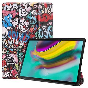 Imagem de Galaxy Tab A 8.0 2019 T290/T295, capa fina e leve para tablet pintada com suporte, Galaxy Tab S5E 10.5 Tab A 10.1 Tab S6 10.5 Tab A 10.5 (Tab A 10.5 T590/T595 2019, pintura 7)