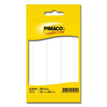Imagem de Etiqueta Adesiva Multiuso, BIC, Pimaco, Q-2372, 886584, Branca, 22 x 90 mm, 15 Etiquetas