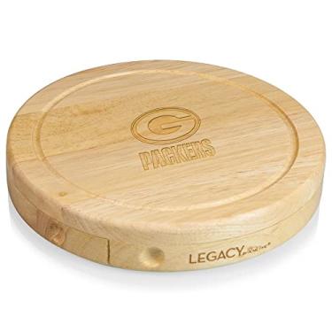 Imagem de PICNIC TIME Tábua de corte de queijo Brie Green Bay Packers e conjunto de ferramentas
