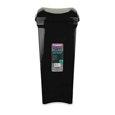 Imagem de Sanremo - Lixeira Plástica Basculante de 70 Litros, Linha Casablanca