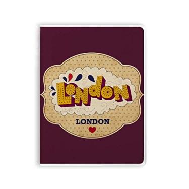 Imagem de Umbrella UK London Stamp British Notebook Gum Cover Diary Soft Cover Diary