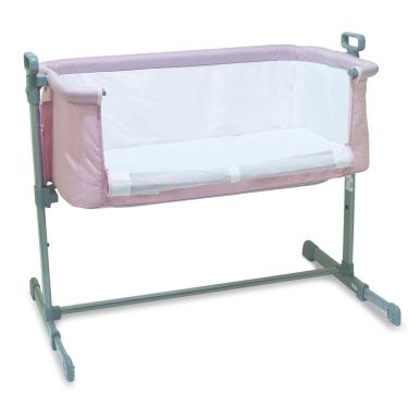 Berço Portátil Confort Rosa - Baby Style  Tbabykids a loja com a melhor  lista de produtos para seu Bebê