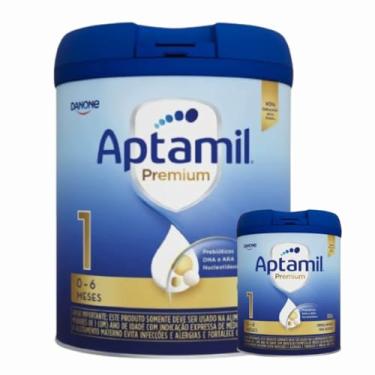 Imagem de 2 Latas- Premium 1 Fórmula infantil em pó Danone - 800gr