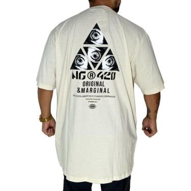 Imagem de Camiseta Chronic Big Piramide Olhos Creme 3751