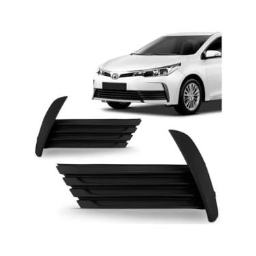 Imagem de Par Grade Milha Corolla 2018 2019 Sem Furo