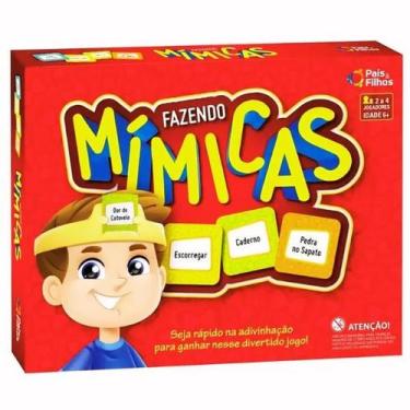 Imagem de Jogo Fazendo Mímicas Brinquedo Adivinhação Divertido - P&F