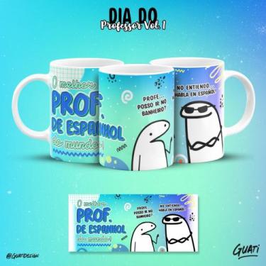 Imagem de Caneca flork dia dos professores professor de espanhol - LiveSub