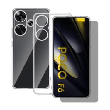 Imagem de Capa Transparente + Película Privativa Compatível Poco F6 - Db