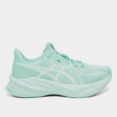 Imagem de Tênis Asics Dynablast 5 Feminino, Azul, Verde, 35