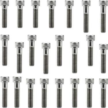 Imagem de Kit parafusos inox tampa motor lateral esquerda+direita CG150 Titan Fa