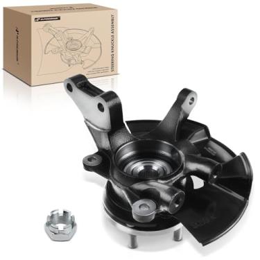Imagem de A-Premium Conjunto de junta de direção dianteira e cubo de rolamento de roda compatível com Hyundai Tucson 2005-2009, Kia Sportage 2005-2009, com 5-lug, lado direito do passageiro, substitui #