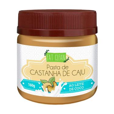 Imagem de Pasta de Castanha de Caju ao Leite de Coco 160g - Eat Clean