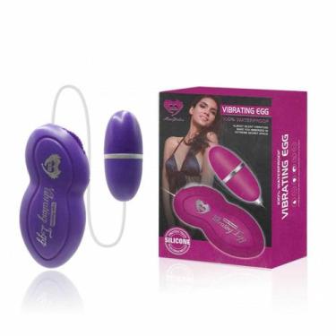 Imagem de Vibrador mini egg em silicone com controle e fio a prova d'água miss c