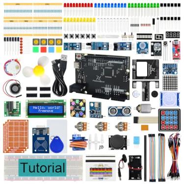 Imagem de FREENOVE Kit Inicial Completo Com Placa V5 Rev4 Mini (Ide Compatível Arduino), Microcontrolador Arm Cortex-M4, Tutorial Detalhado De 474 Páginas, 343 Itens, 90 Projetos