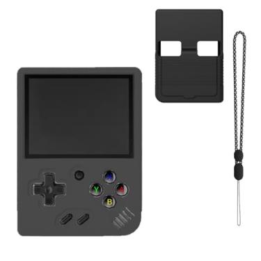 Imagem de Capa para Miyoo Mini Plus, capa protetora de silicone NOUKAJU à prova de quedas, à prova de arranhões, à prova de choque, à prova de poeira, capa protetora para console de jogos portátil Miyoo Mini