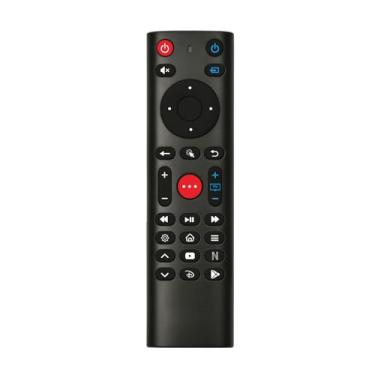 Imagem de BOXPUT Controle remoto ATV3 controle remoto BT Voice Remote Support IR Learning TV 4 teclas, isolamento infravermelho compatível com iATV Box Q5 e iATV Stick Q3