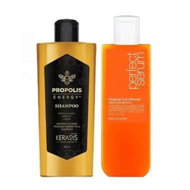 Imagem de Kit Duo Kerasys e Mise en Scène (Shampoo Shine 180ml+Perfect Serum Con