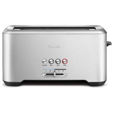 Imagem de Torradeira, com 4 fatias, 1800 W, aço inoxidável, 110v, BREVILLE BTA730XL, Prateado