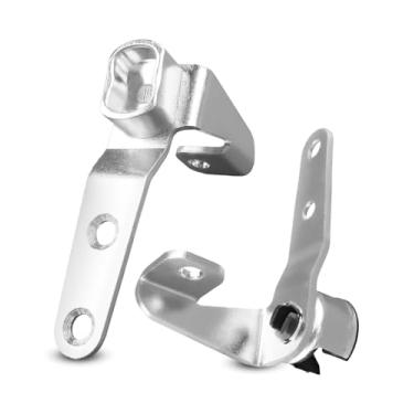 Imagem de OCHIKI Conjunto de dobradiça traseira para Toyota Tundra 2007-2023 Substitui 66120-0C020 66110-0C020 661200C020 661100C020, motorista esquerdo e lado direito do passageiro, 1 par