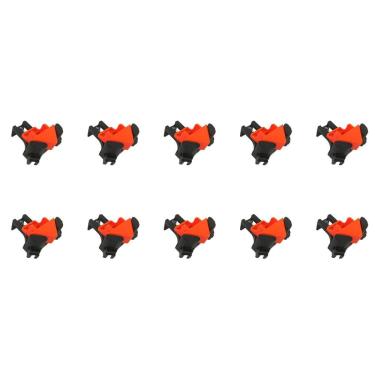 Imagem de Kit 10 Grampo Sargento De Canto Aperto Angular Marcenaria