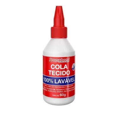 Imagem de Super Cola Artesanato Cola Tecido 60G Vermelha