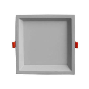 Imagem de Plafon Led Embutir Recuado 12w 3000k Low Frame Bella DLD012Q - Bella I