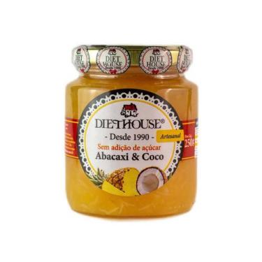 Imagem de Doce Diet Vegano de Abacaxi com Coco Sem Açúcar - Diet House