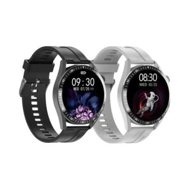 Imagem de Relógio Inteligente Masculino E Feminino 2025 GPS 136 AMOLED Tela Sens