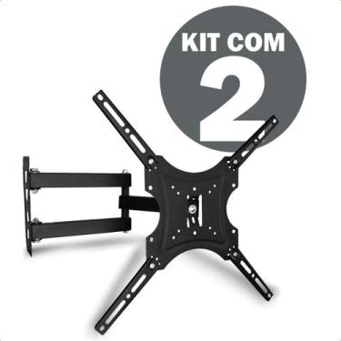 Imagem de Suporte Articulado de Tv e Monitor 14 a 55" Polegadas Led Lcd Plasma K