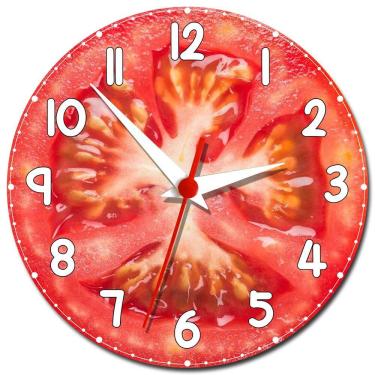 Imagem de Relógio de Parede Para Cozinha Tomate