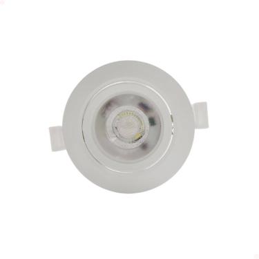 Imagem de Spot Led Embutir Redondo 5W Bivolt 3000K Branco Quente