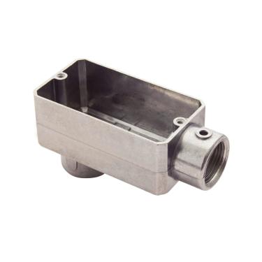 Imagem de Condulete Fixo 3/4 Tipo LB Tramontina sem Tampa e Rosca com Pintura Eletrostática a Pó