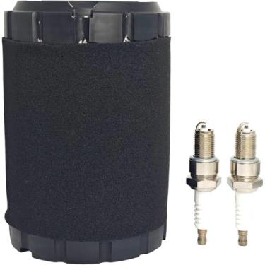 Imagem de EZROAD Filtro de ar 11013-0807 com 2 velas de ignição compatíveis com motor Kawasaki FT651V FT691V FT730V 4 tempos AS07 AS08 AS09 AS10 AS11 AS12 AS13 AS14 AS15 BS00 BS04 BS06 BS07 BS07 BS07 08 BS0 9