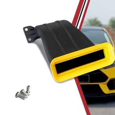 Imagem de KNSPEC Snorkel de admissão de ar compatível com 2012-2018 Focus MK3.5 ST RS saídas de duto de admissão, kits de admissão de ar frio de RAM curta, Focus ST Performance Big Mouth Amarelo