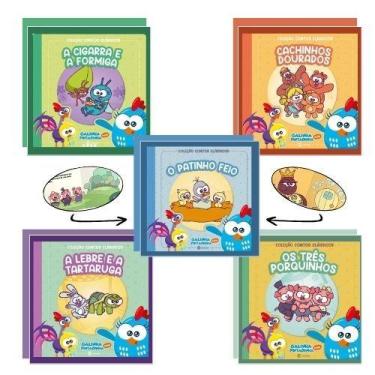 Imagem de Coleção Galinha Pintadinha Mini  5 Contos Clássicos Infantis para Ler 