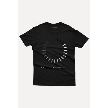 Imagem de Camiseta Nerd Chic estou pensando.-Unissex