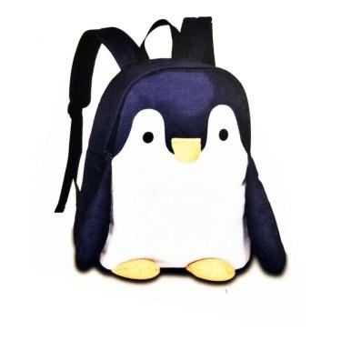Imagem de Mini Mochila Creche Infantil Piguim Moletom Clio Pets Cp2173