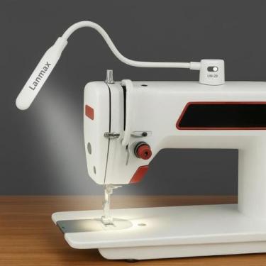 Imagem de Luminária Máquina de Costura 20 Leds Flexível Bivolt com Imã para Cost