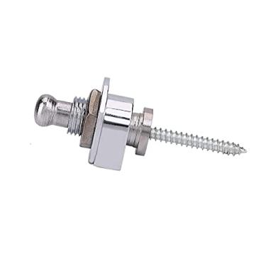 Imagem de Acouto Trava de Alça de Guitarra de Metal - 2 Peças de Trava de Alça de Metal para Guitarra Peça de Reposição para Elétrica - de Alça Preta - Instrumentos Musicais/acessórios de Instrumentos/e